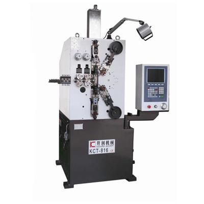 KCT-816數(shù)控高速卷簧機(jī) 8軸16型彈簧機(jī)天津研發(fā)的金屬成型設(shè)備新突破